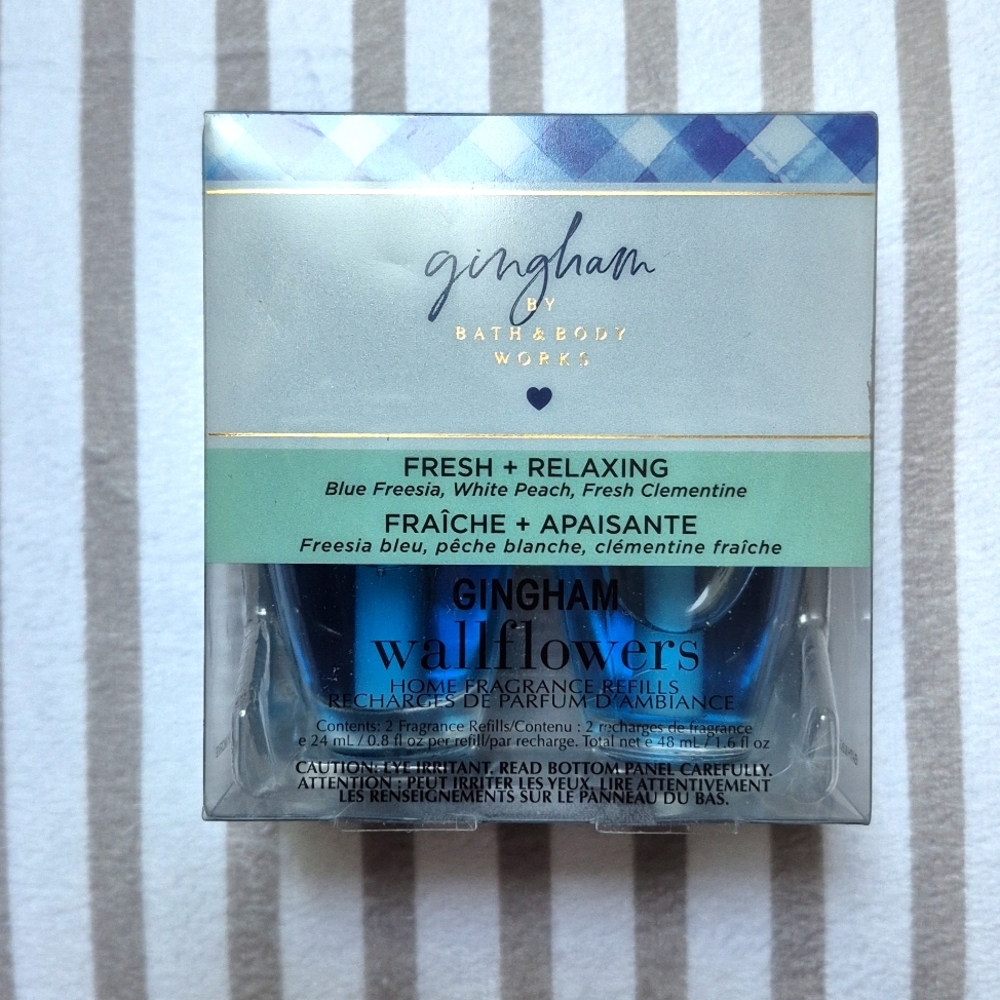 GINGHAM 2 PACK OF WALLFLOWER REFILLS! NIB! - Picture 1 of 2